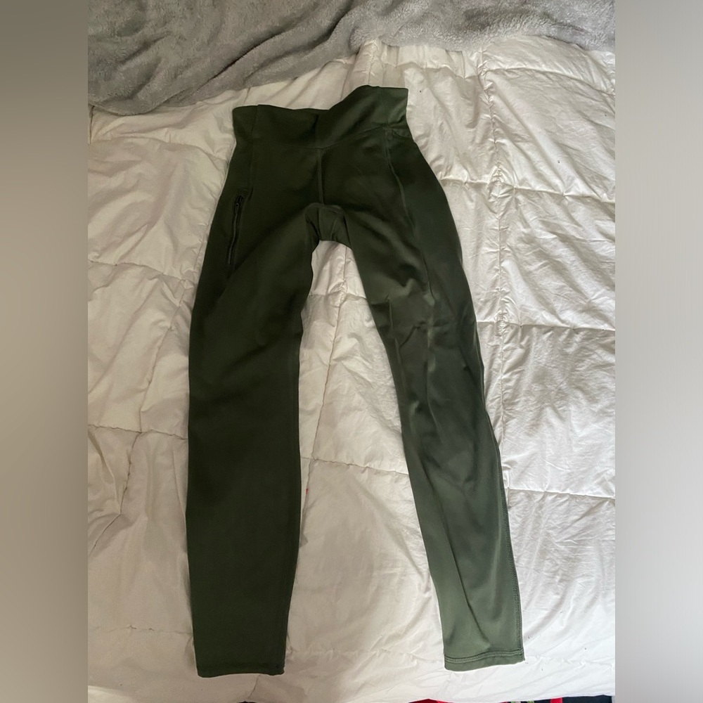 green leggings